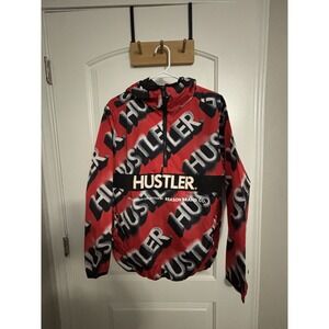 HUSTLER Reason Windbreaker Jacket, Size Medium NEW